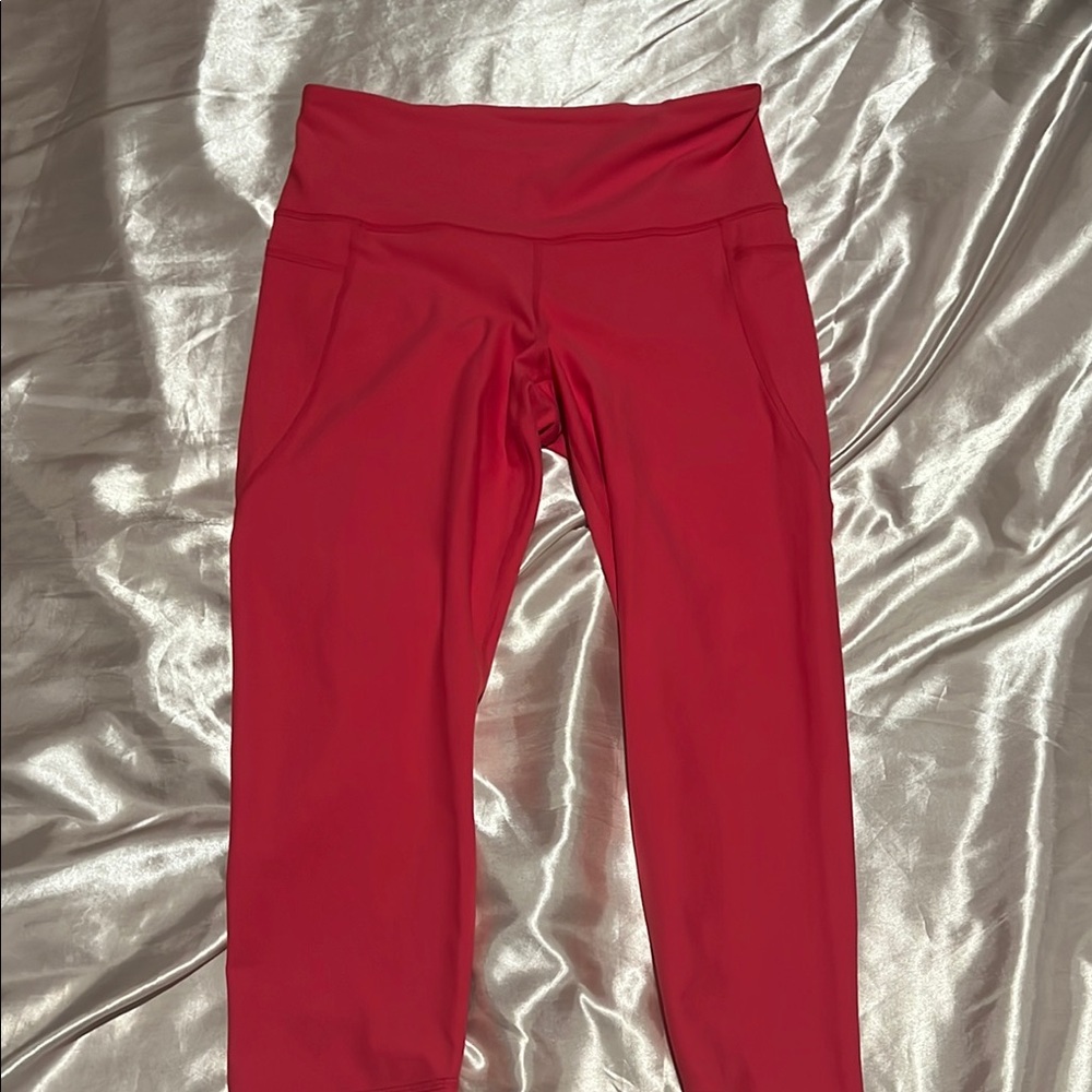 Vibrant Red Leggings